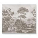 Kookplaat afdekplaat landschap met tuinlandschap in beige - Ms Tiff