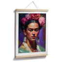 Póster Treechild - Retrato de Frida Kahlo