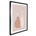 Póster uplusmestudio - Flores pequeñas en un jarrón