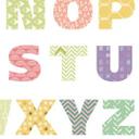 Wallsticker - Alfabet, geometrisk