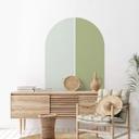 Wallsticker set of 2 half arches - mint and pistachio