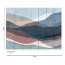Livingwalls abstrakte Tapete Metropolitan Stories THE WALL Vliestapete mit Landschaft blau