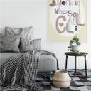 Zelfklevende Poster - Loske - Home is where your Cat is