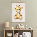 Póster de tela para habitación de bebé Little Giraffe - Magnusson