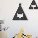 MDF - Decoración en madera - Tipi - Zorro