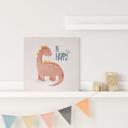 Træ dekoration blok Dino Be Happy - Brachiosaurus - Tunaboylu