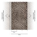 tapet zebramønster brun beige - non-woven tapet art Livingwalls - mat og glat