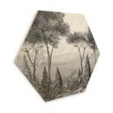 Houten Wanddecoratie Idyllisch plantenlandschap - Ms Tiff
