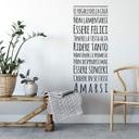 Sticker mural - Regole della casa 2