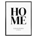 Poster à personnaliser Home