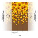retro tapet gul orange - non-woven tapet retro & vintage Livingwalls - mat og glat
