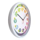 Farbenfrohe Wanduhr Kinder, bunt | rund | Ø30 cm