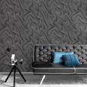 Elle Decoration Patroonbehang Zwart