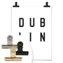 Poster – Typografie Dublin