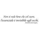 Wallsticker - Non si vede bene che col cuore