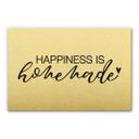 Stænkplade - Happiness is homemade - AluDibond