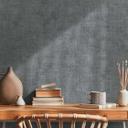 Papel pintado tejido-no tejido gris antracita diseño moderno papel pintado tejido-no tejido salón