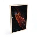 Cuadro de madera James Webb Telescope - Cosmic Hurricane Herbig Haro 49/50