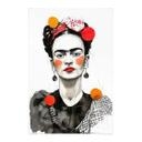 Tekstil plakat Frida Kahlo pop art portræt - Jaszke