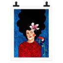 Póster mujer con guiño - Hülya