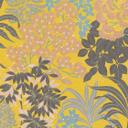 Papel pintado Jungla amarillo, negro - papel pintado tejido-no tejido hojas plantas diseño moderno papel pintado