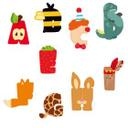 Sticker mural + Prénom alphabet pour enfants