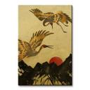 Peinture Dibond effet or SpaceFrog Designs - Grues dorées