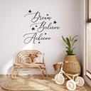 Wallsticker - Dream Believe Achieve