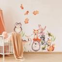 Wallsticker - Kvilis - Søde skovdyr sæt