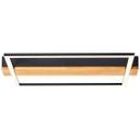 Deckenleuchte Layla, braun, 4,6 x 40 cm, Holz Lampe