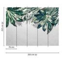 non-woven tapet Designwalls i blå og grøn non-woven tapet Leaves Variety palmetræer jungle
