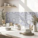 Azulejos Adhesivos Azulejos orientales azul - lote de 12
