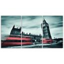 3 stykke lærredstryk, London Bus Big Ben