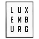 Póster - Tipografía Luxemburgo