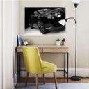 Zelfklevende Poster - Metallic Car Black 02