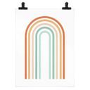 Plakat Boho Rainbow