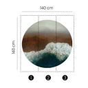 Spume digitalt tapet i 1,4 m x 1,4 m Fashion for Walls 4 af Guido Maria Kretschmer