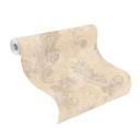 Rasch non-woven tapet, vægbeklædning indisk stil taupe