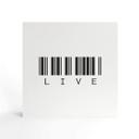 Billede af træ til at sætte op - Stregkode Live - 15x15 cm