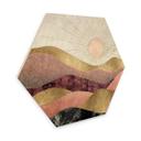 Hexagone - Bois SpaceFrog Designs - Soleil rose