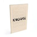 Cuadro de madera Knorke