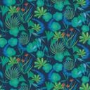Papier peint intissé Rasch, papier peint à motifs Salsa bleu azur