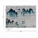 Stone MountainWall tapet i gråhvid - non-woven tapet Designwalls 2 - 2,55 x 3,5 m
