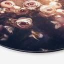 Tableau sur alu-Dibond rond Kiral - Le bouquet de roses