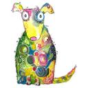 Sticker mural Hagenmeyer - Happy Dog