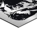 Geborsteld Alu-Dibond met goud-, zilver- & kopereffect - If you get tired - Banksy