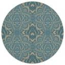 Boho vintage mandala fototapet i turkis guld - Bloomery Decor - Rundt - Selvklæbende/ikke-vævet