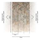 Palmetapet brun beige - non-woven tapet botanisk Livingwalls - mat og glat