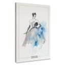 Leinwandbild Audrey in Blau - Guido Maria Kretschmer Kollektion - 40x60 cm
