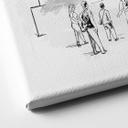 Lienzo Frankfurt - Blanco y negro - Love your City